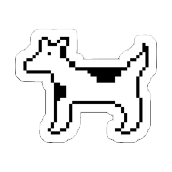 Dog sticker